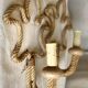 Paire de lampe d'appliques en corde audoux minet