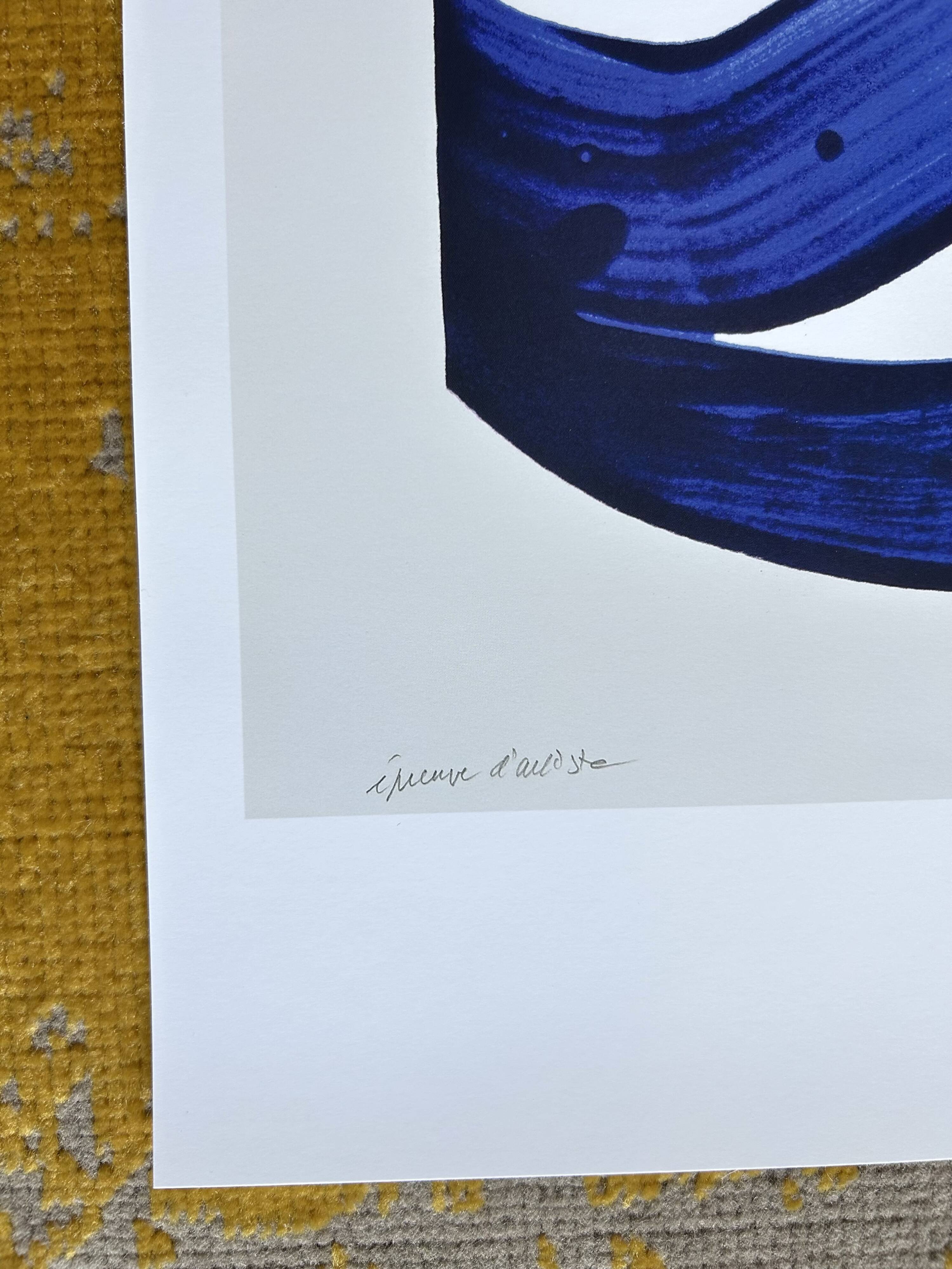 Pierre Soulages - Superb Poster after Screen Print 18 - 1988
