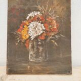 Acrylic on canvas, bouquet