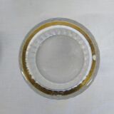 Glass candy/sugar bowl