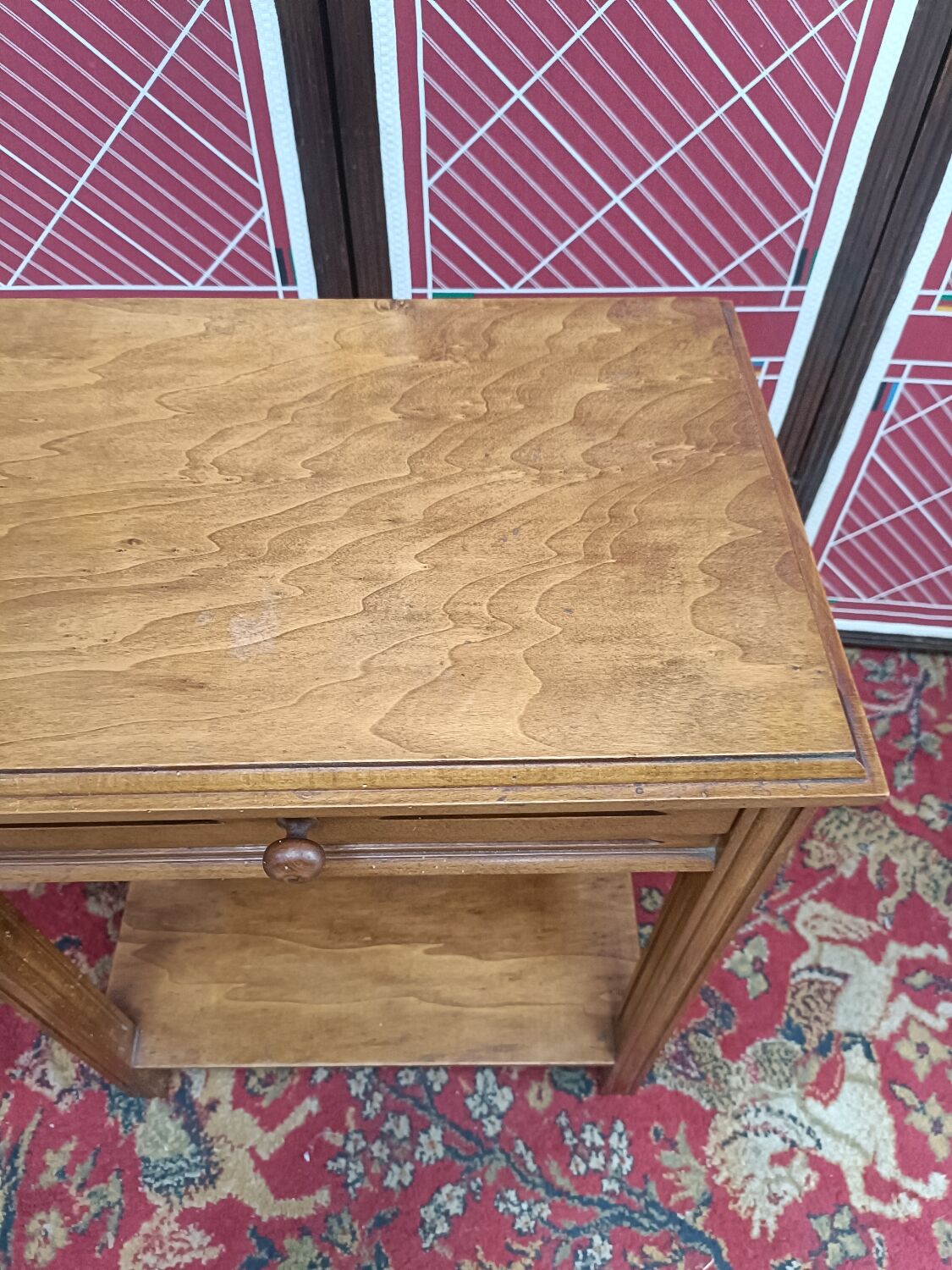 Art-deco bedside table, vintage, made in France