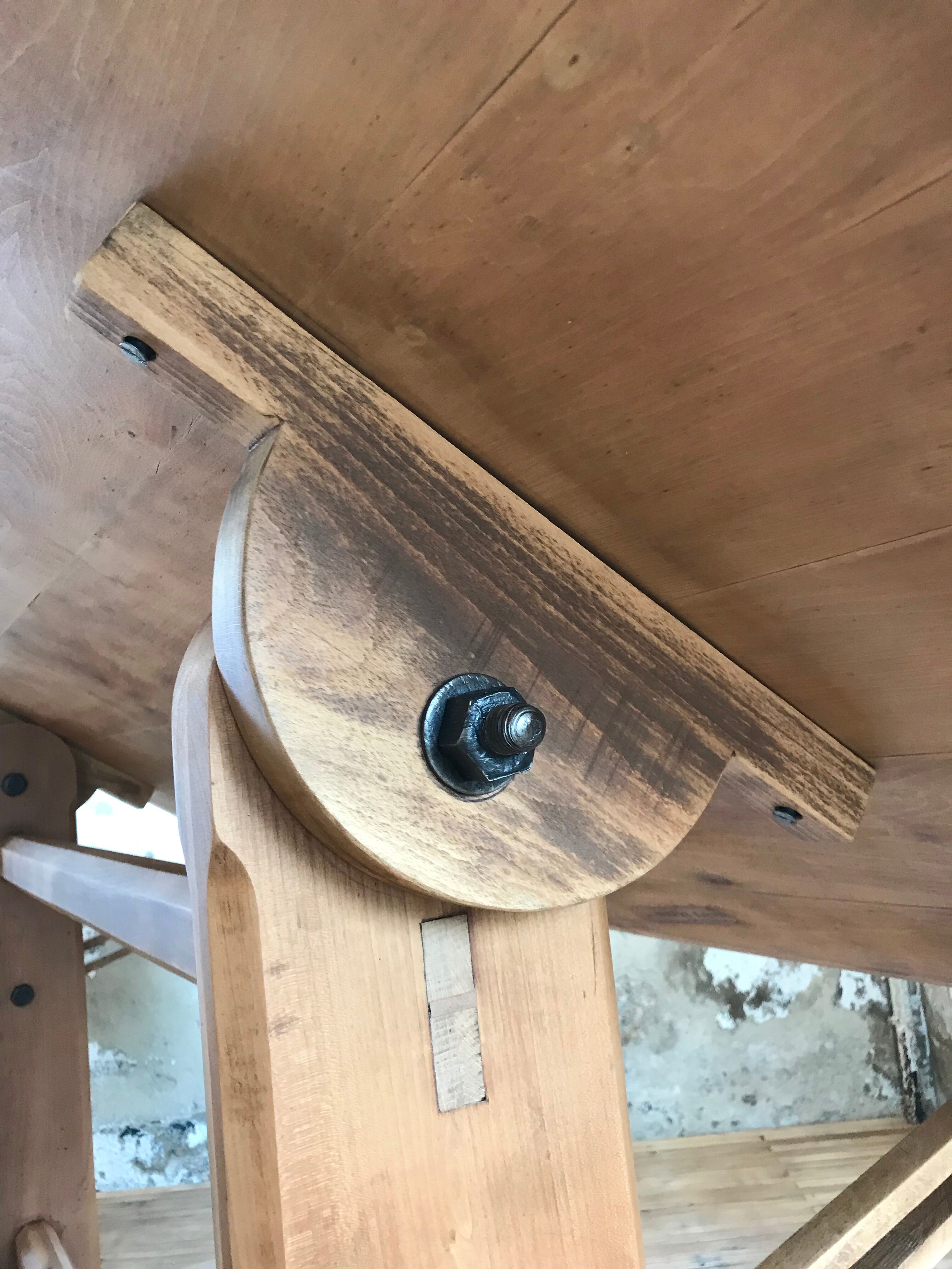 Architect wooden table