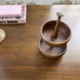 Wooden cocktail dish