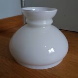 Abat jour verre opaline pour suspension