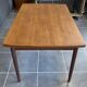 Extendable Scandinavian teak table by Johannes Andersen for Samcom Denmark.