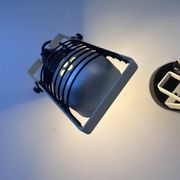 Pair of vintage Sintesi adjustable wall lights, by Gismonti for Artemide, Italy 1975