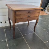 Oak bedside table