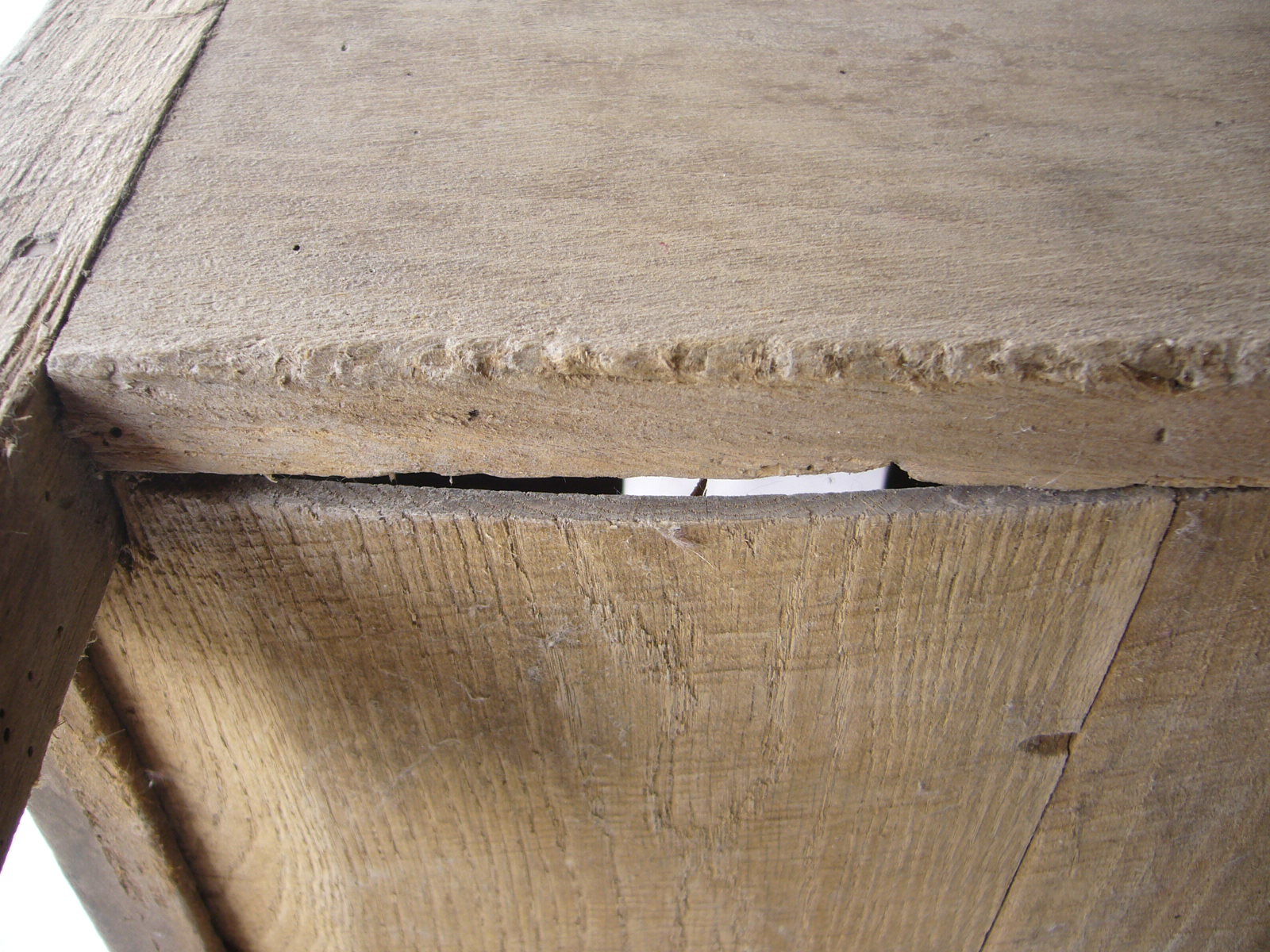 Ancient salt chest stool