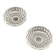 Worked glass bowls