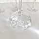 Set of 5 crystal champagne glasses from Saint-Louis | Gavarni model