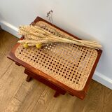Cannage sitting stool