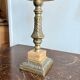 Antique Pair Table Lamps Candle Holders Neo-Classical Louis XVI Gilded Brass Year
