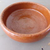 Old dish in glazed terracotta small model