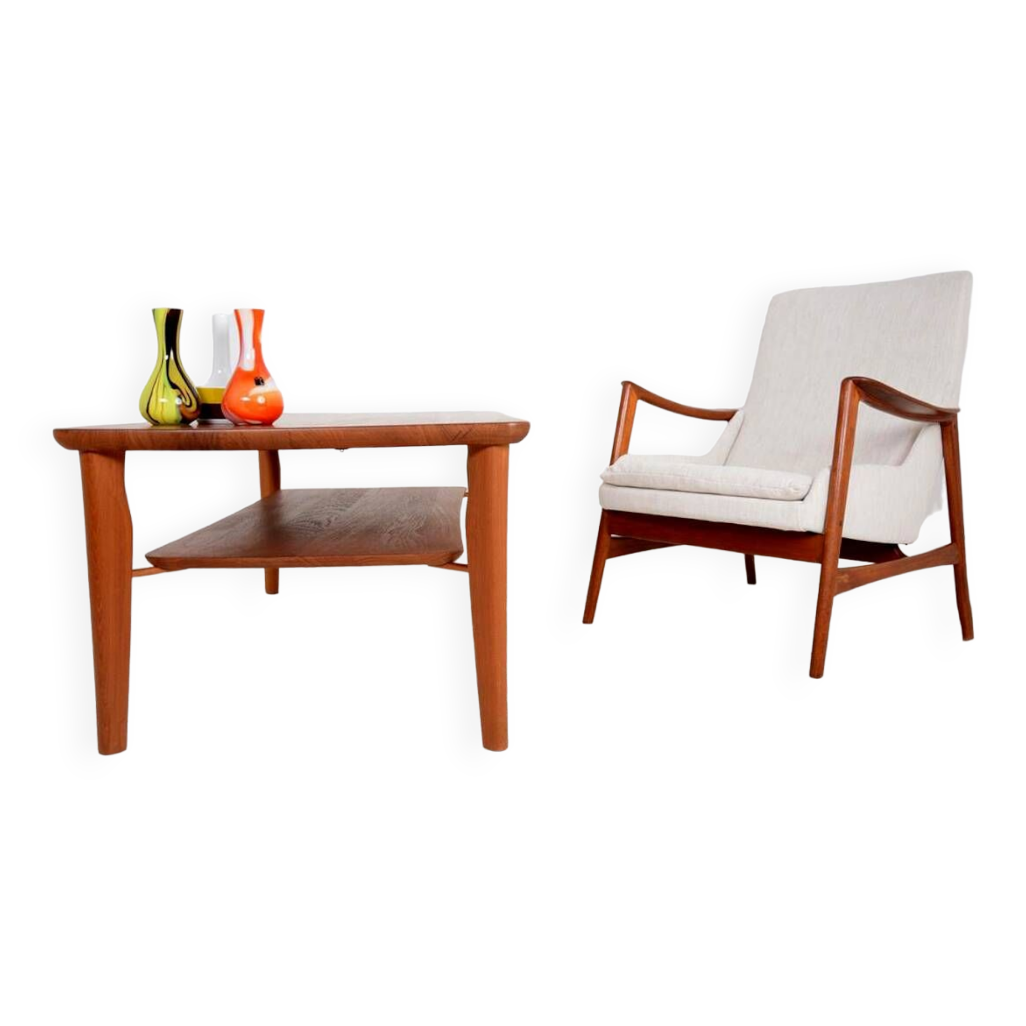 Vintage armchair by Norwegian Peter Wessel from the 1960s