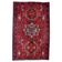 Handmade antique Persian Karajeh rug 90cm x 143cm, 1920s