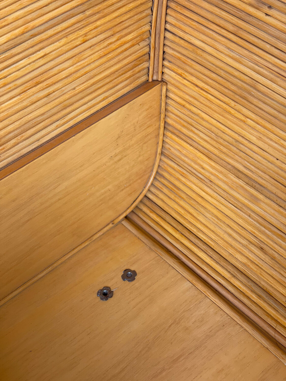 Maugrion armchair in rattan