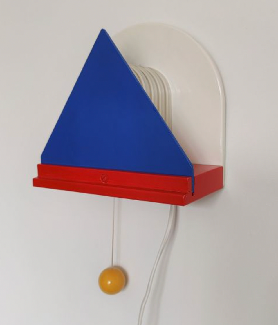 Vintage Ikea Wall Lamp Memphis Style, 1980S
