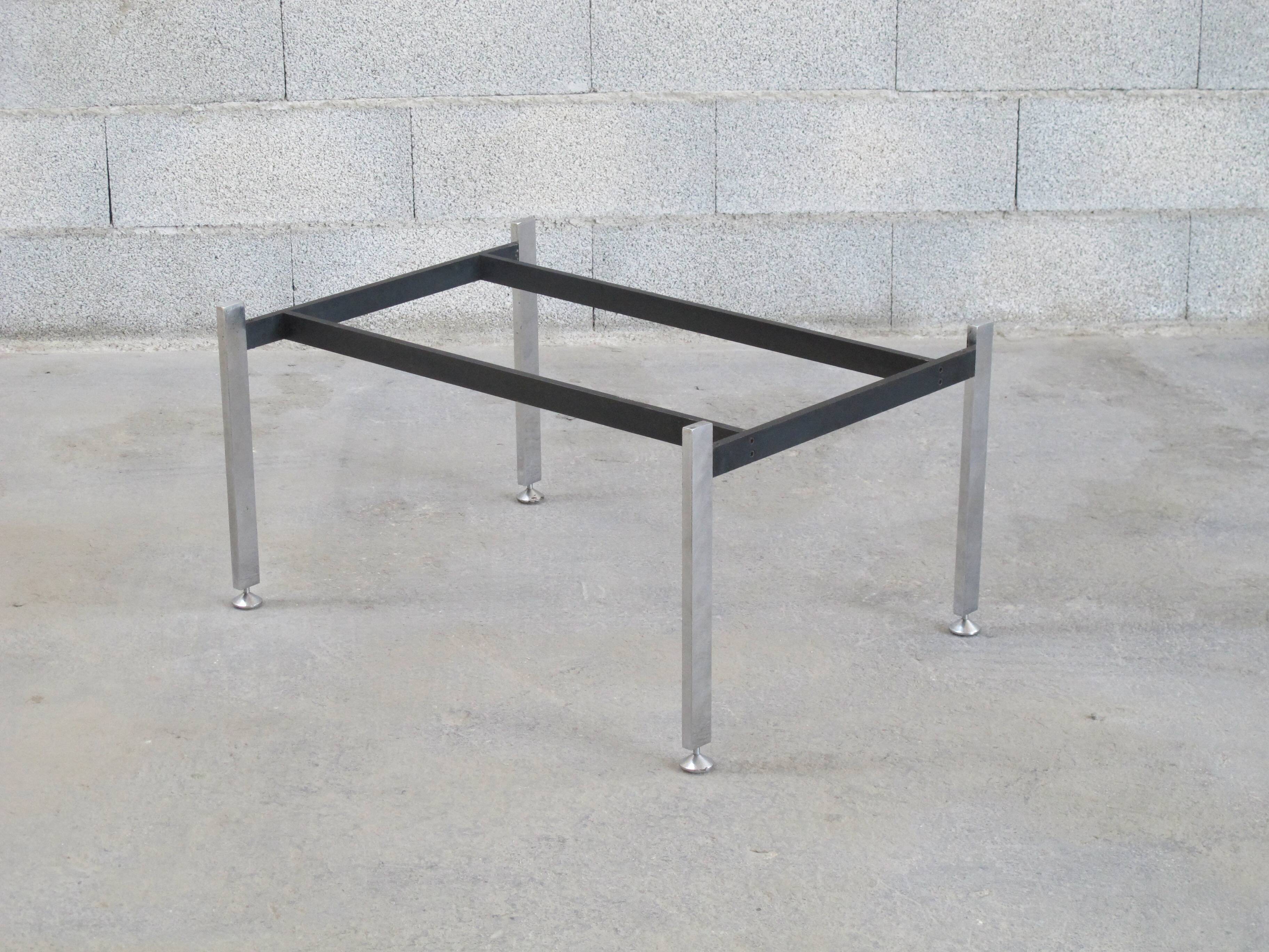 Slate stone coffee table France 1950