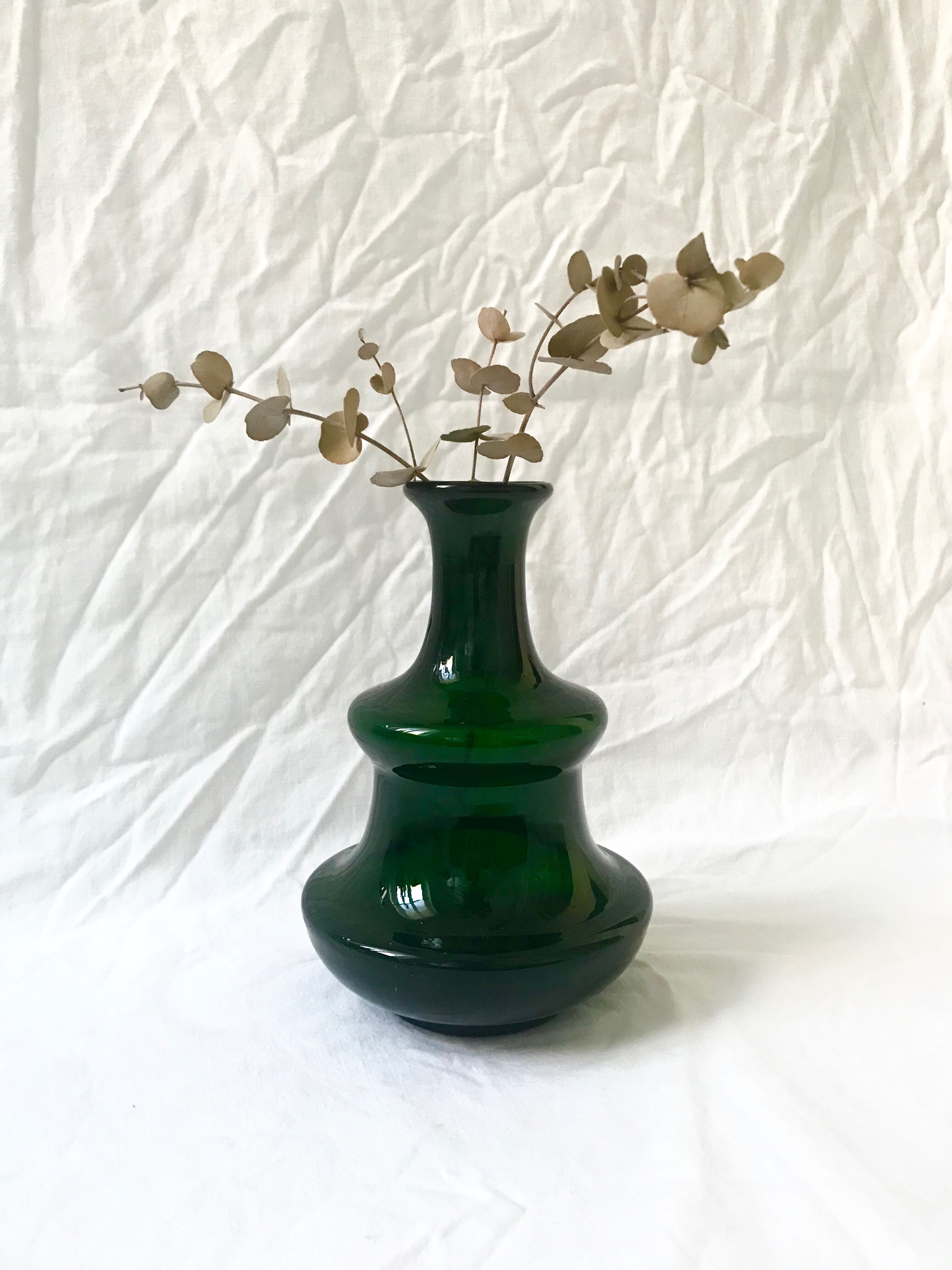 Green vase