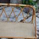 Rattan wall shelf
