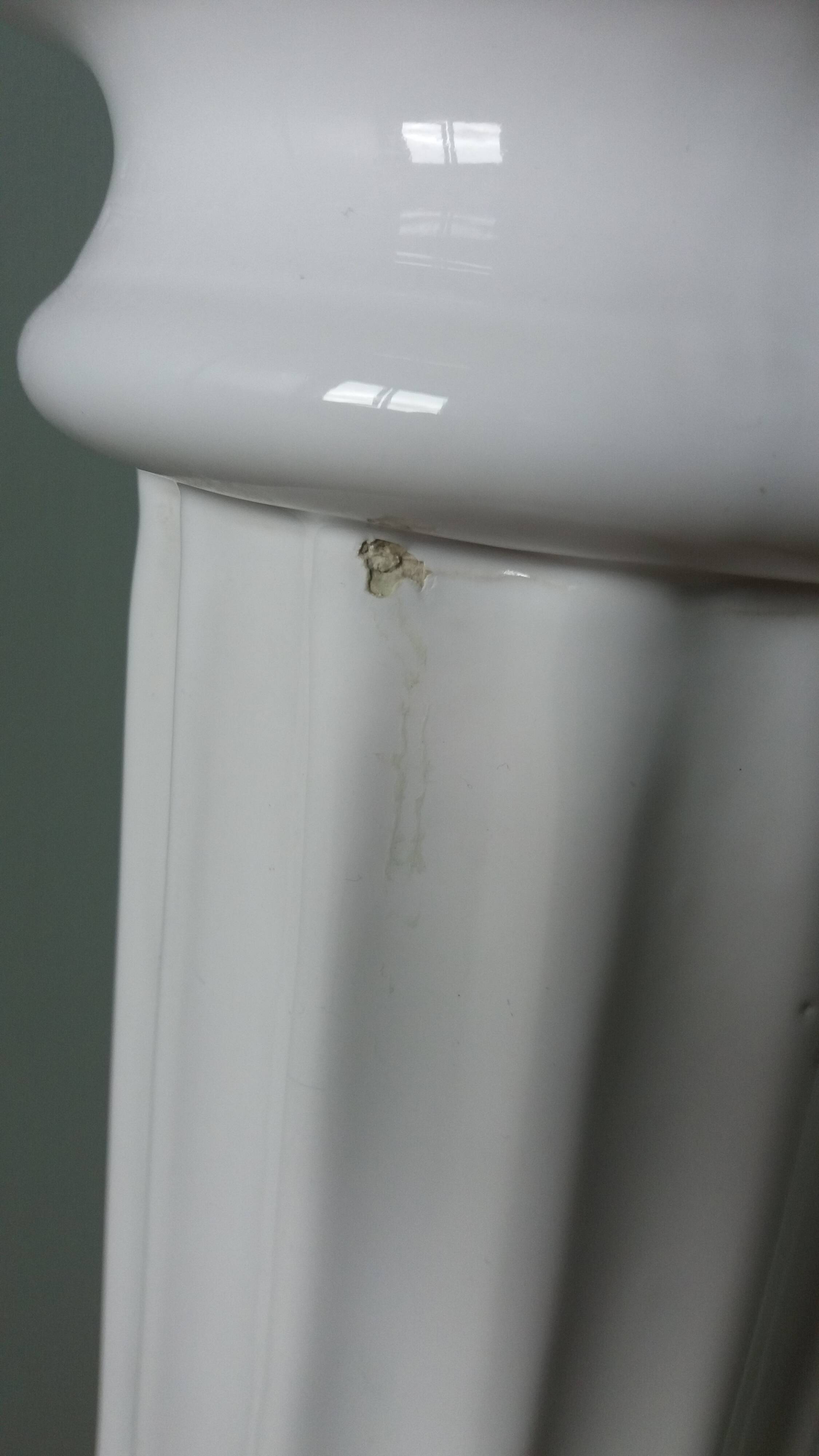Colonne piedestal 55 cm céramique émaillée