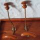 2 coat racks - wall hooks (wood and metal)