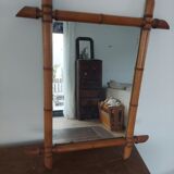 Miroir façon bambou