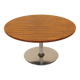 Round rosewood coffee table, Danish design, 1970s, made in Denmark