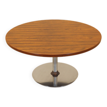 Round rosewood coffee table, Danish design, 1970s, made in Denmark