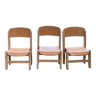 Chaises pour enfant années 70