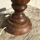 Solid wood lamp lampshade denim