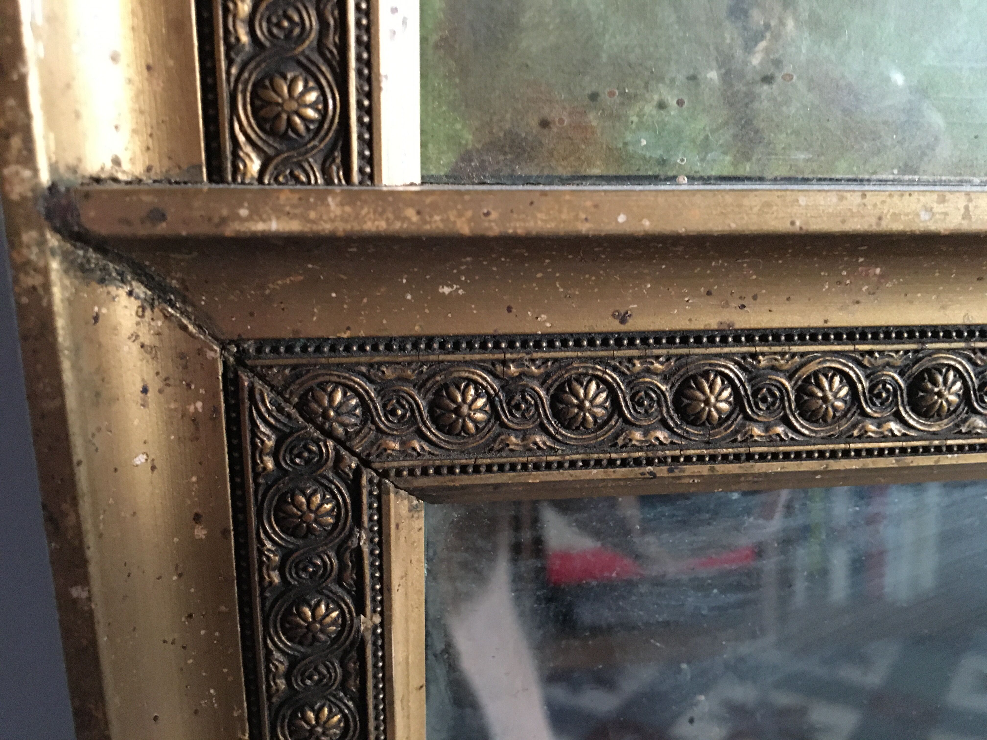 Trumeau late 19th 48x97cm