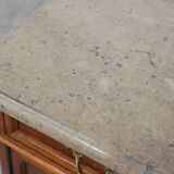 Pair Louis XV‑Style Nightstands with Marble Tops, France ca. 1900