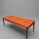 Table basse extensible en Palissandre, Vintage danois 1960s