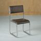 Mid-century Gastone Rinaldi metal chair, Italy 1970s
