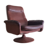 De Sede ds 50 swivel leather armchair, Switzerland 1970