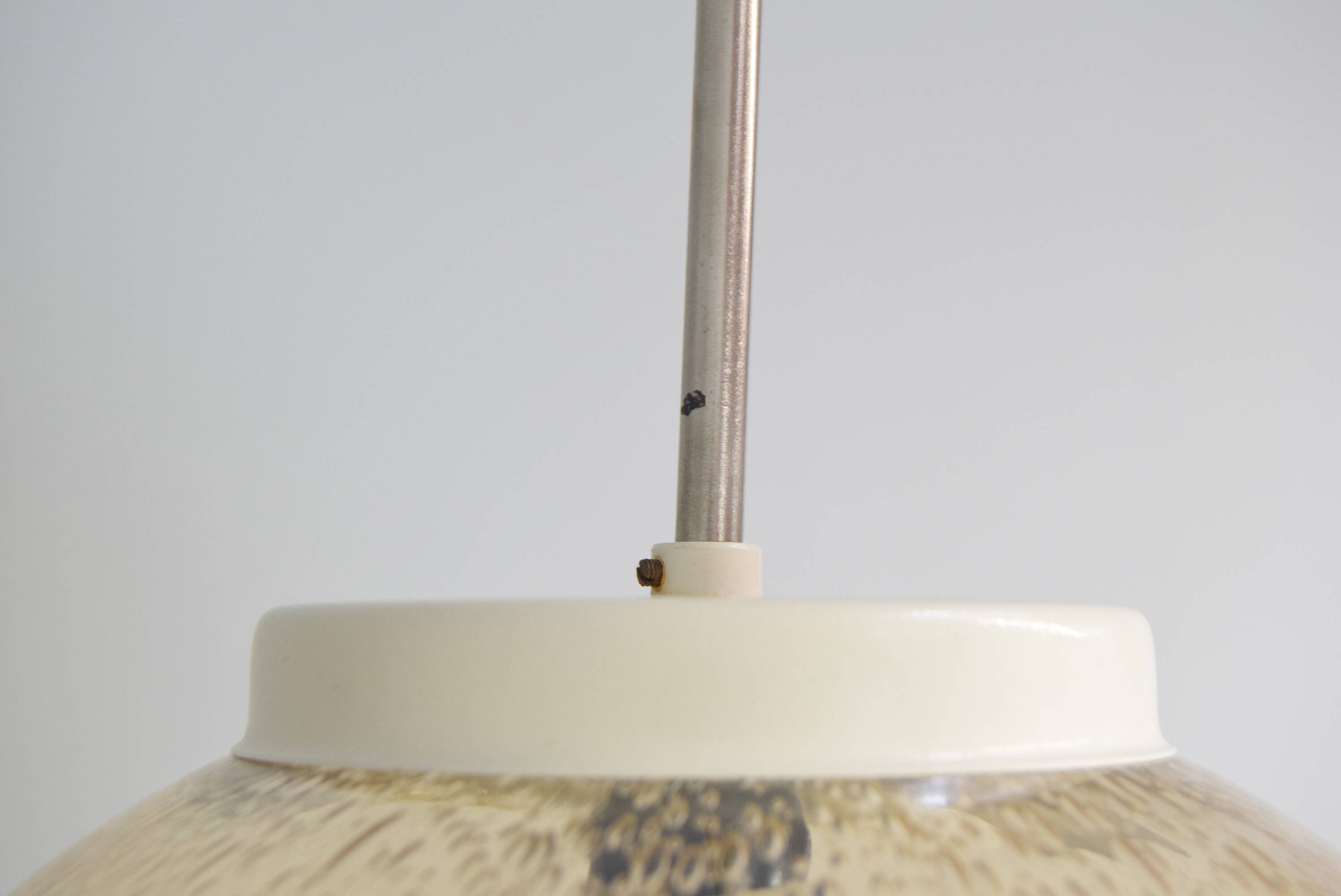 Mid-century pendant from Kamenický Šenov, Czechoslovakia, 1970s