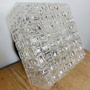 Vintage Glass Wall Or Ceiling Light, 1970s