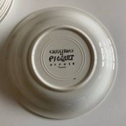 Set of 9 calotte plates by Robert Picault from 1970.