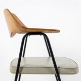 Robin Day. Thermoformed wooden office chair. Airborne circa 1950-60