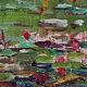 Peinture de Charles Pavan "Jardin de Claude Monet à Giverny"