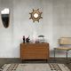 Vintage modernist dresser of the 1950 foot metal