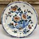 Compotier fruit cutters on pedestal Gien rooster and peonies 1938 1960