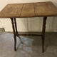 Napoleon iii walnut shutter table with marquetry villa massena nineteenth era