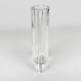 Vase Art Déco en verre taillé à facettes