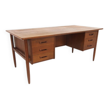 Bureau scandinave en teck, Göran Strand, Lelångs Möbelfabrik, Suède, 1950