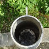 ALUMINUM milk can NESTLE marked schmid