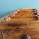 Olive wood aperitif platter and ramekins