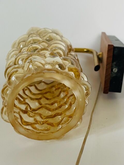 Bubble glass wall lamp, 60s