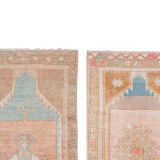 Paire de tapis, 43x82 - 43x91cm